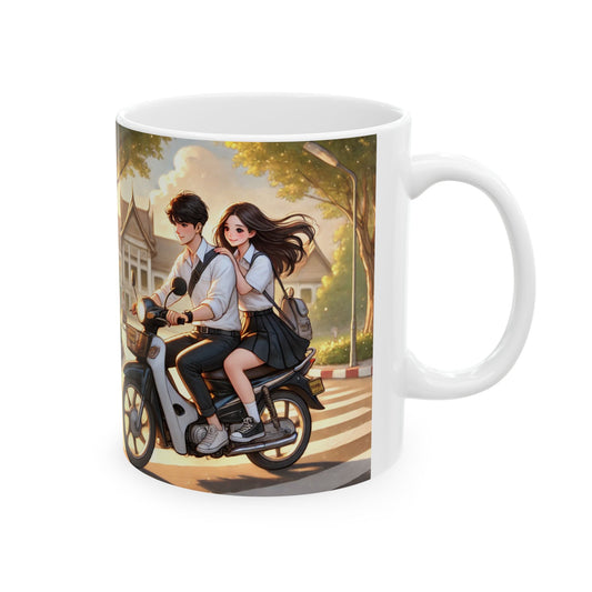 Motorcycle Adventure Ceramic Mug - 11oz & 15oz