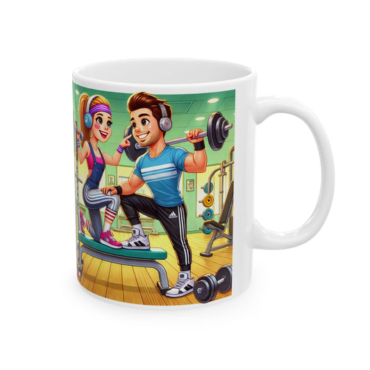 Fitness Motivation Ceramic Mug - Perfect Gift for Gym Lovers