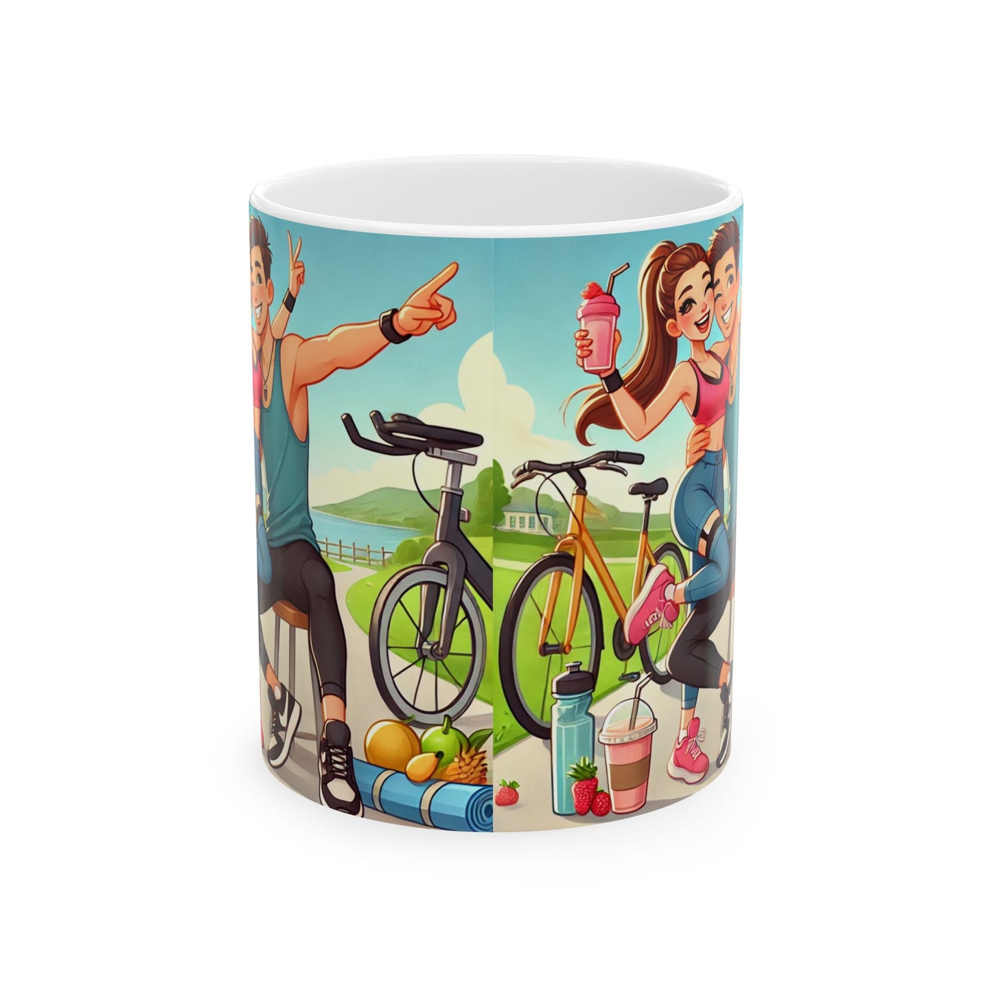 Active Lifestyle Ceramic Mug - 11oz & 15oz