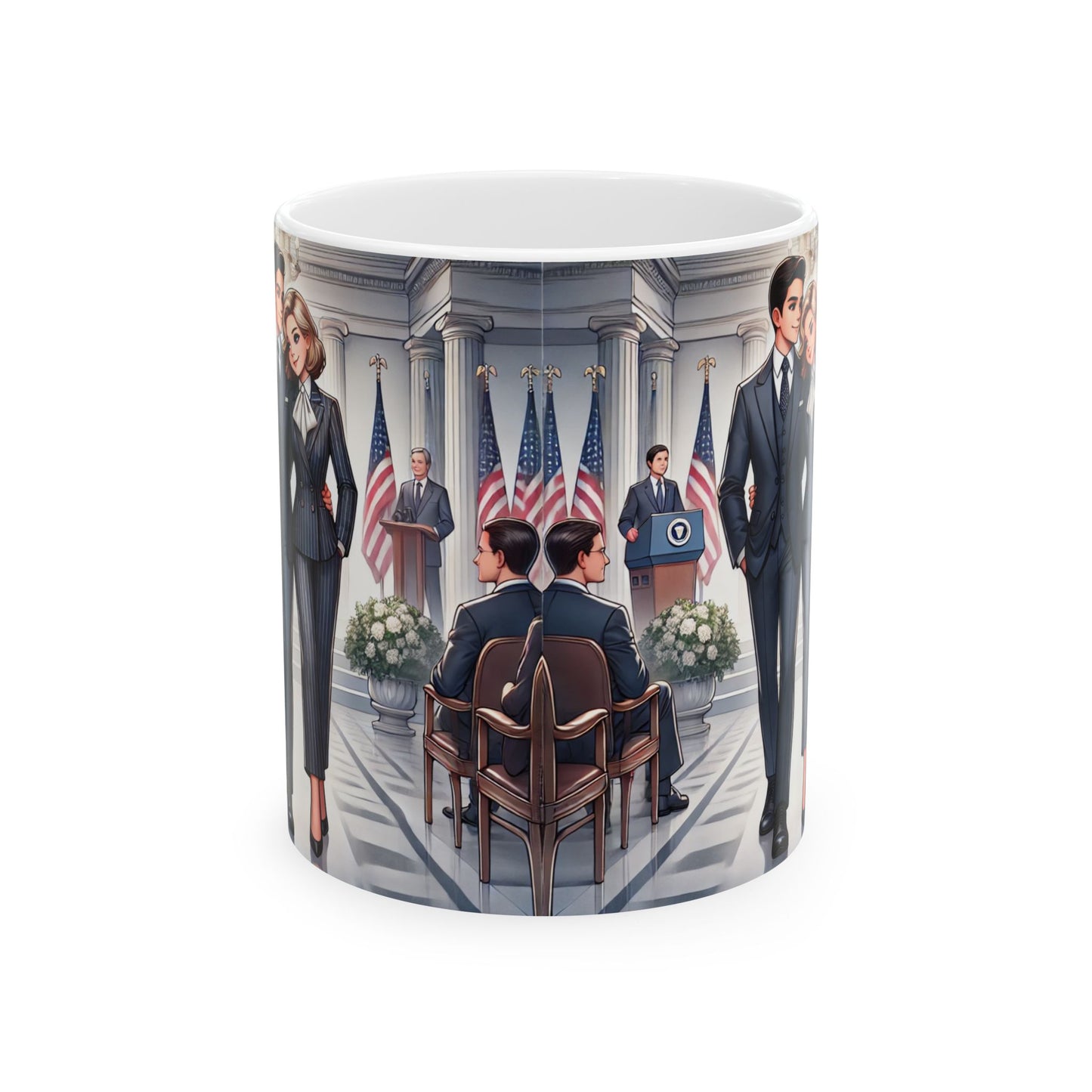 Presidential Scene Ceramic Mug - 11oz & 15oz
