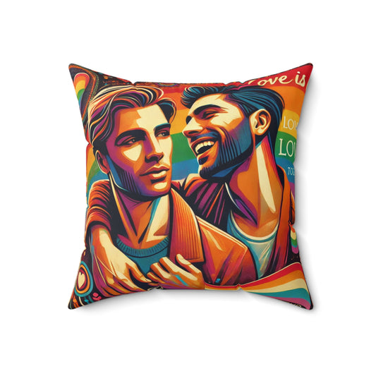 Spun Polyester Square Pillow