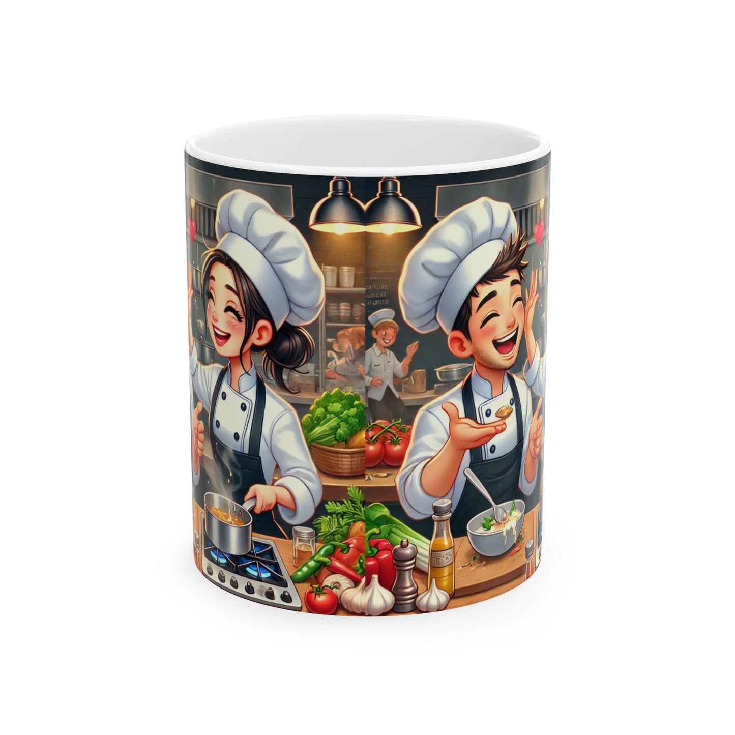 Chef's Delight Ceramic Mug - Perfect Gift for Food Lovers