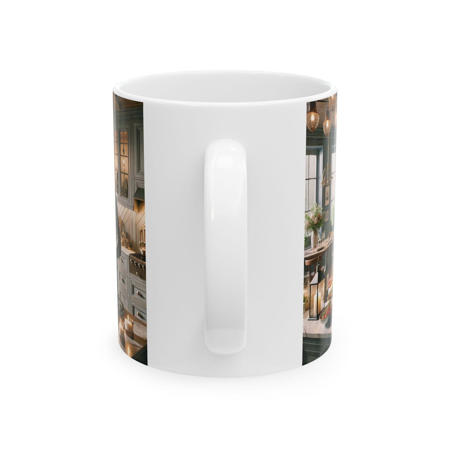 Cozy Kitchen Ceramic Mug - Perfect for Home Chefs & Coffee Lovers