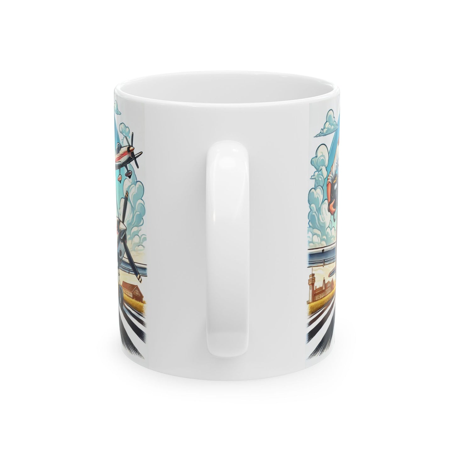 Aviator Pilot Ceramic Mug - 11oz & 15oz | Perfect Gift for Aviation Enthusiasts