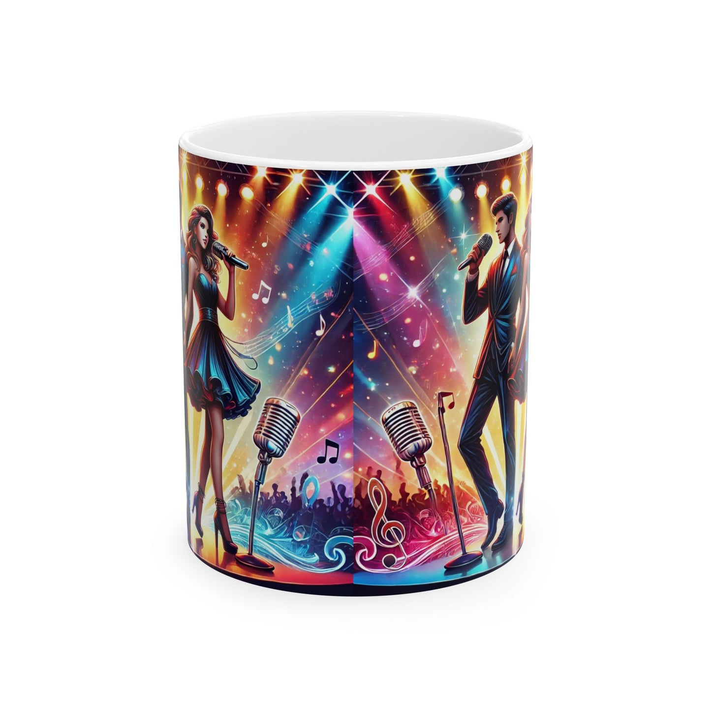 Live Concert Ceramic Mug - Perfect Gift for Music Lovers