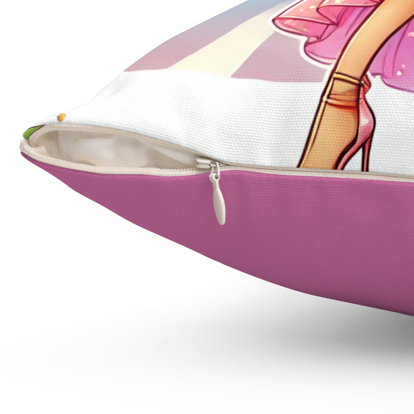 Spun Polyester Square Pillow