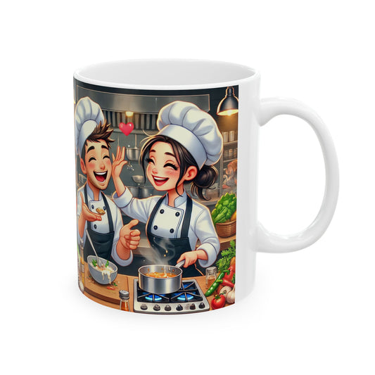 Chef's Delight Ceramic Mug - Perfect Gift for Food Lovers