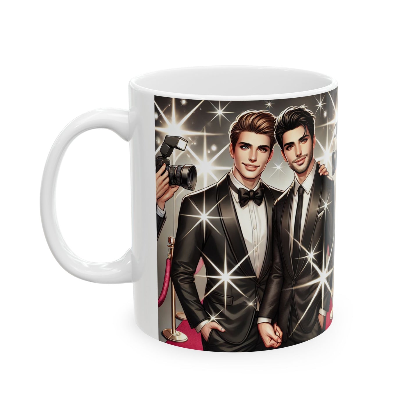 Hollywood Glamour Ceramic Mug - Perfect for Movie Lovers & Red Carpet Events