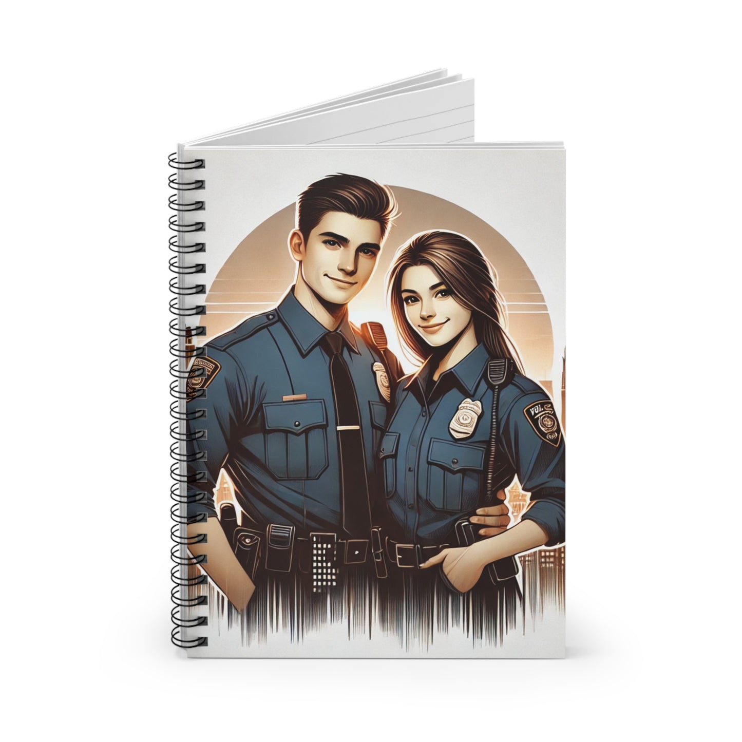 Police Officer Spiral Notebook - Ruled Line for Law Enforcement Enthusiasts