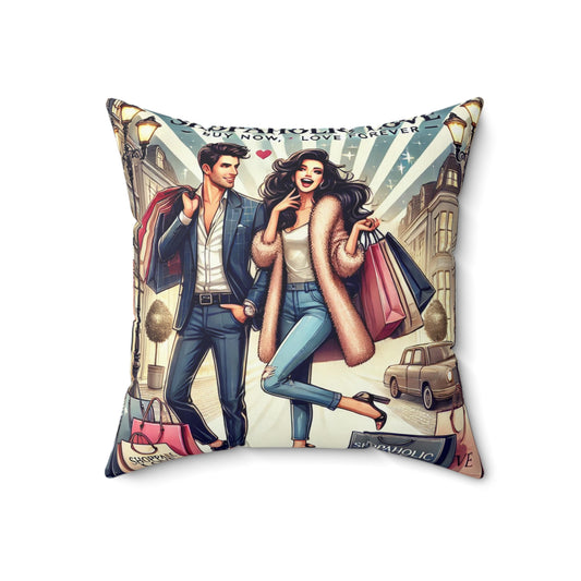 Romantic Fashion Square Pillow - Perfect for Couples & Home Decor
