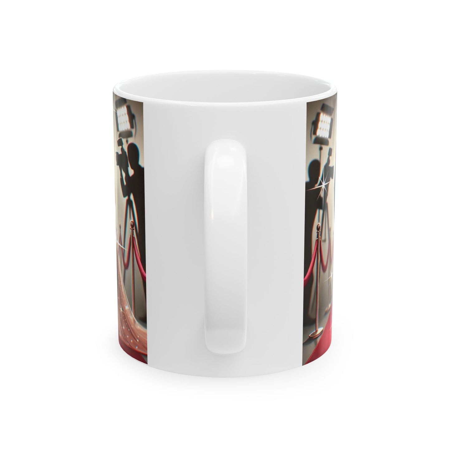 Hollywood Glamour Ceramic Mug - 11oz & 15oz | Perfect for Award Shows & Red Carpet Events
