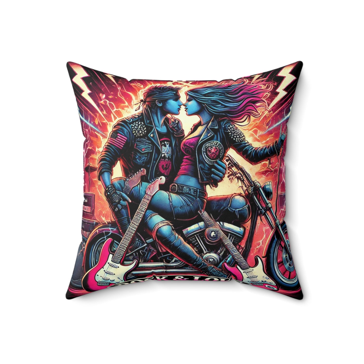 Spun Polyester Square Pillow