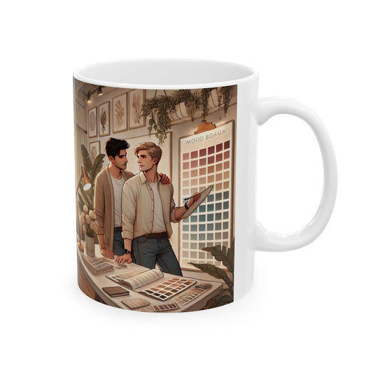 Artistic Ceramic Mug - Modern Home Decor Design | 11oz & 15oz Sizes