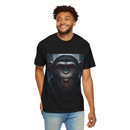 Unisex Graphic T-Shirt Featuring Fierce Monkey Design, Perfect for Animal Lovers, Casual Wear, Birthday Gift, Graphic Tee, Unique Art