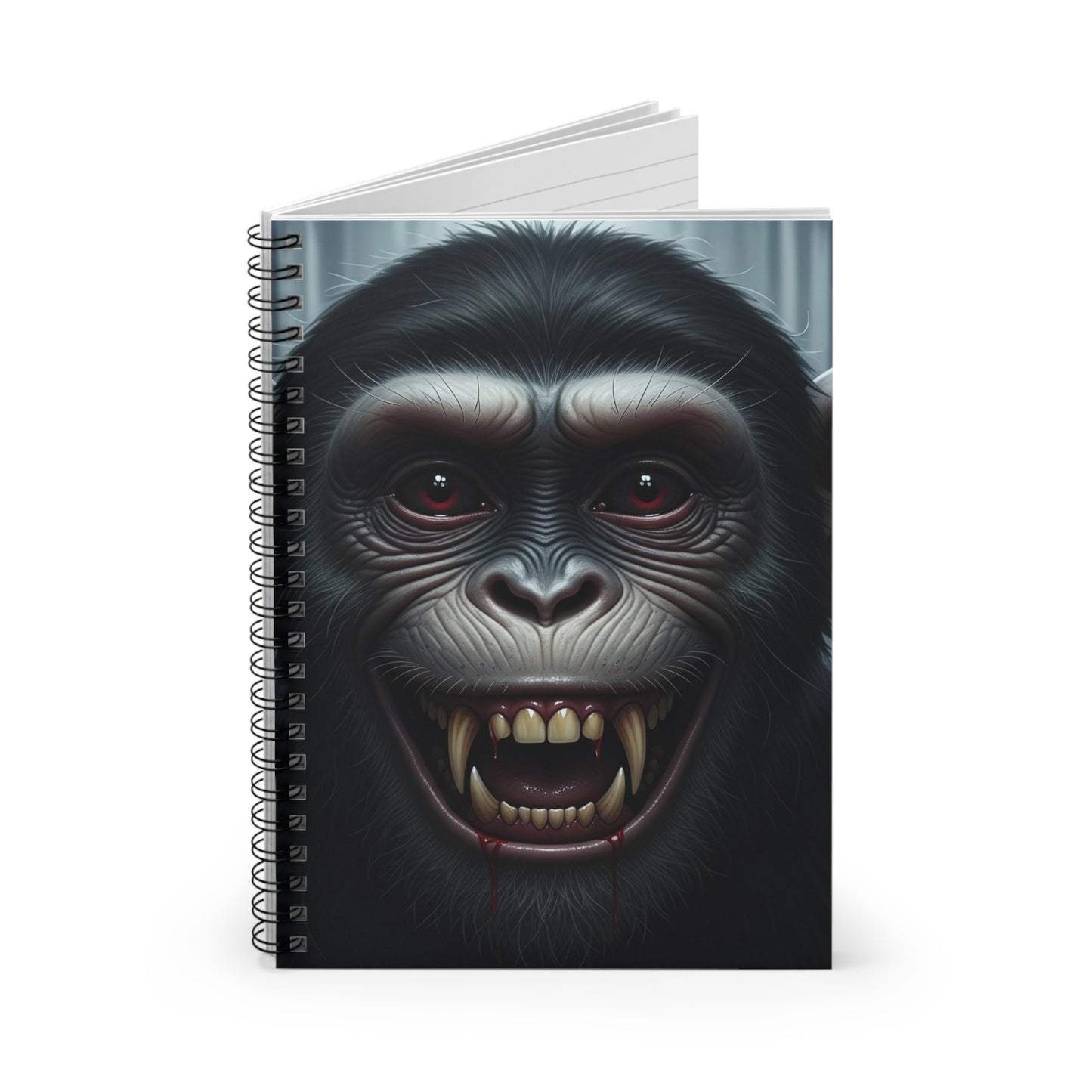 Gorilla-Themed Spiral Notebook - Perfect for Journaling, Gift for Animal Lovers, Unique School Supplies, Creative Writing