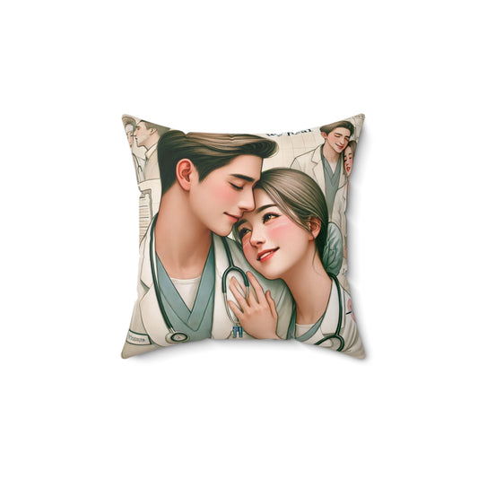 Spun Polyester Square Pillow