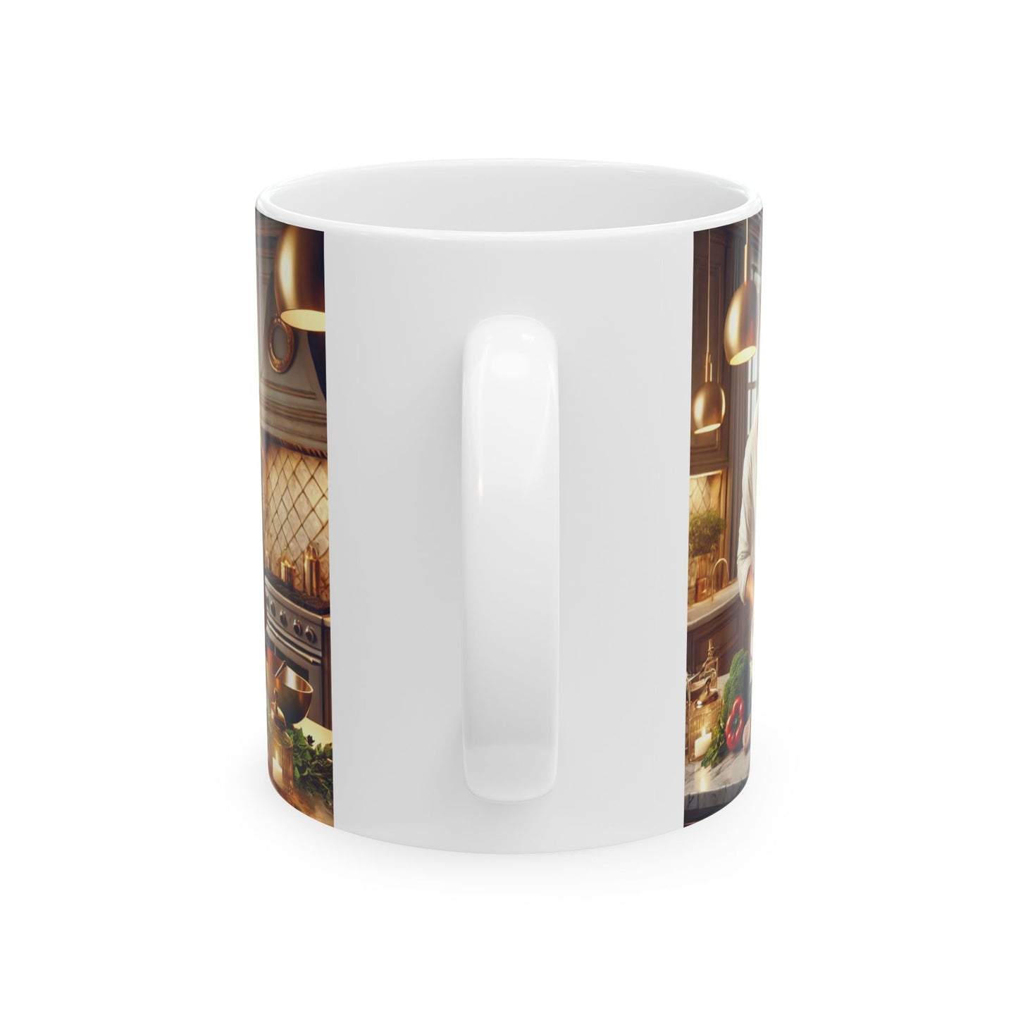Warm Moments Ceramic Mug - Cozy Kitchen Design - Perfect Gift for Food Lovers