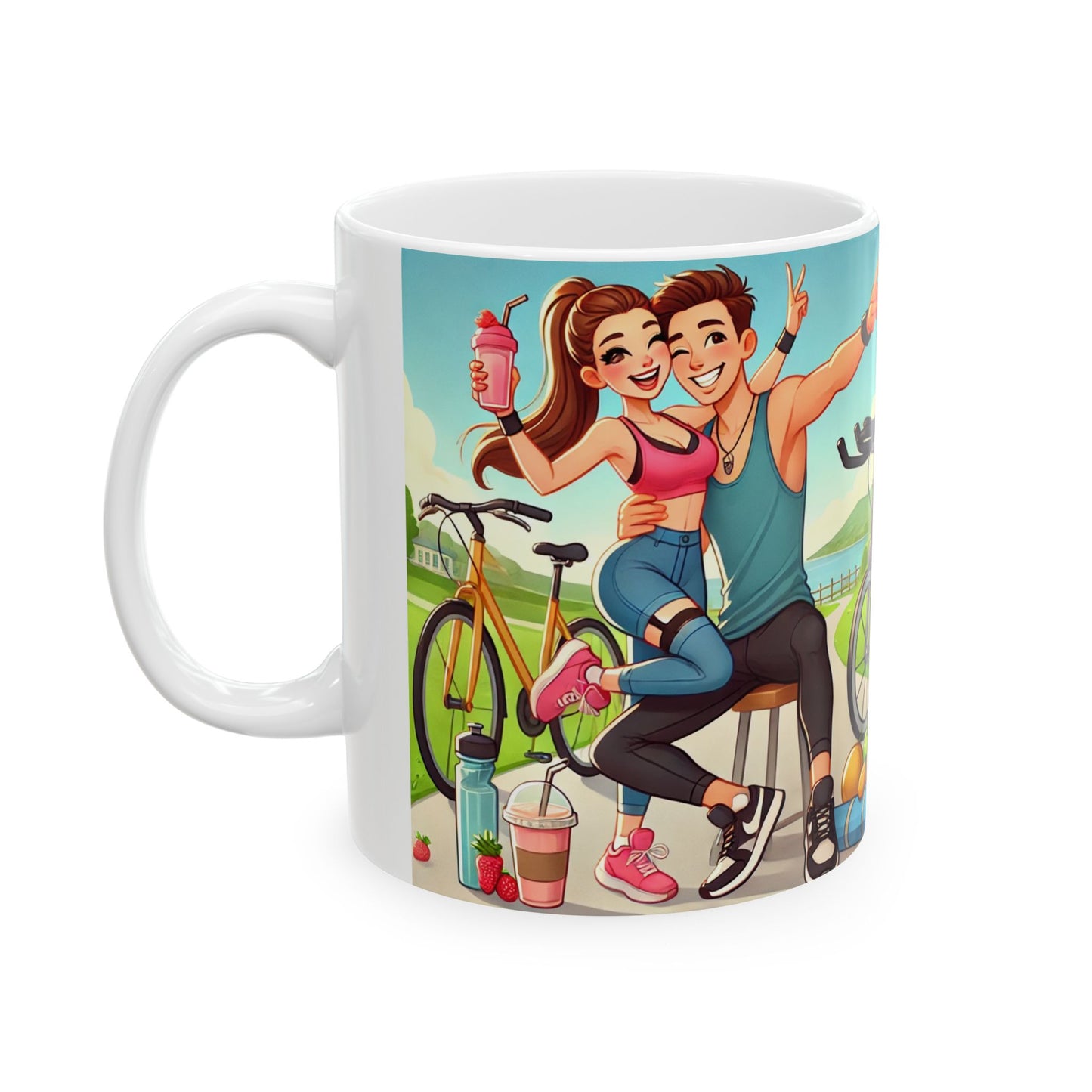 Active Lifestyle Ceramic Mug - 11oz & 15oz