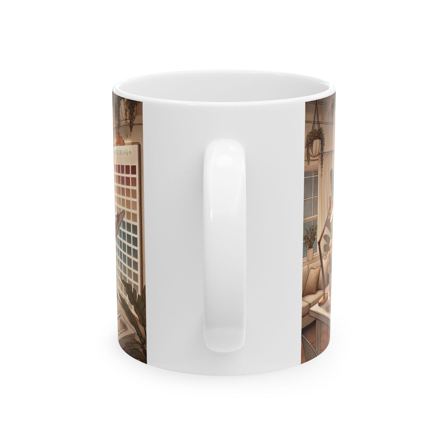 Artistic Ceramic Mug - Modern Home Decor Design | 11oz & 15oz Sizes