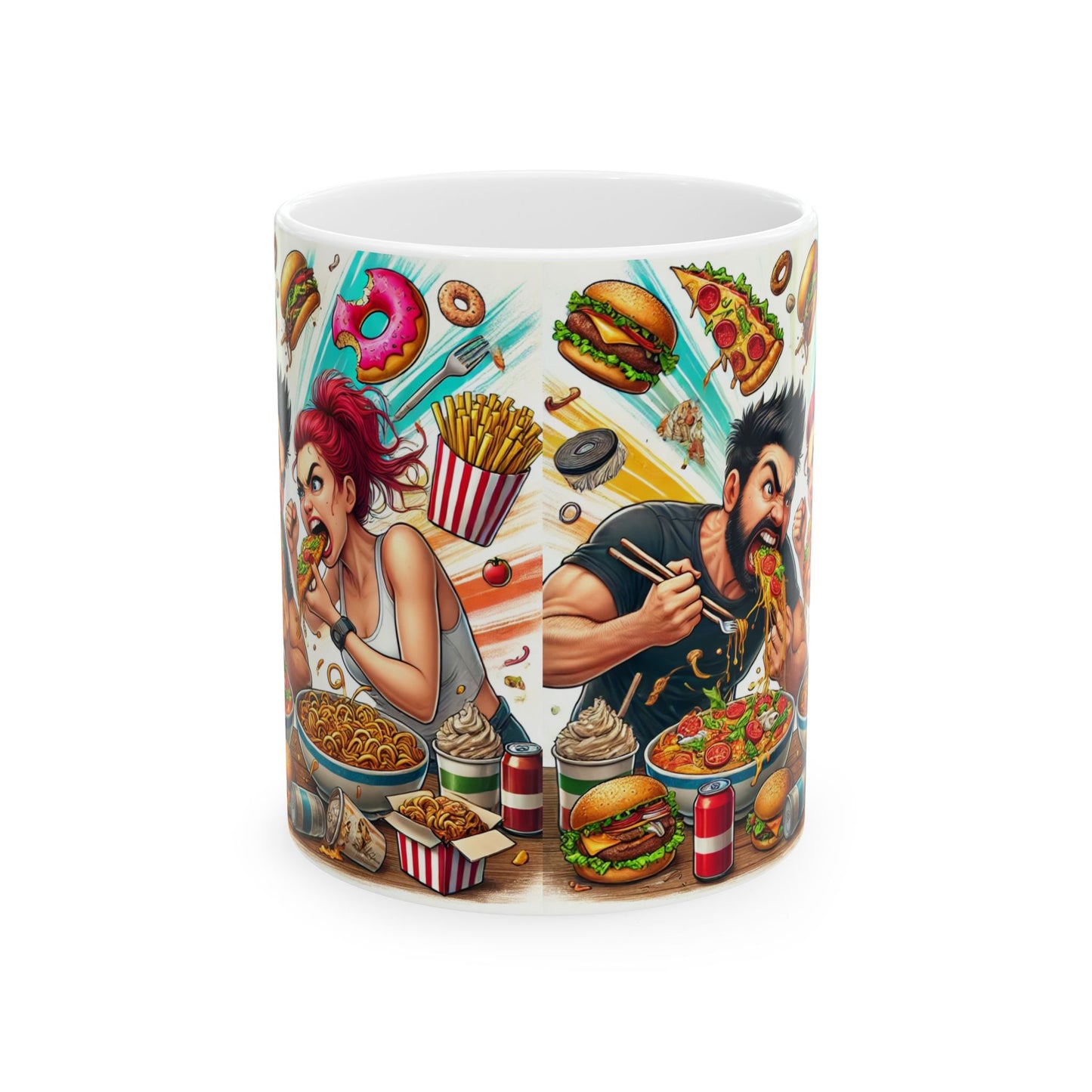 Fun Foodie Ceramic Mug | 11oz & 15oz | Perfect for Food Lovers and Casual Gatherings