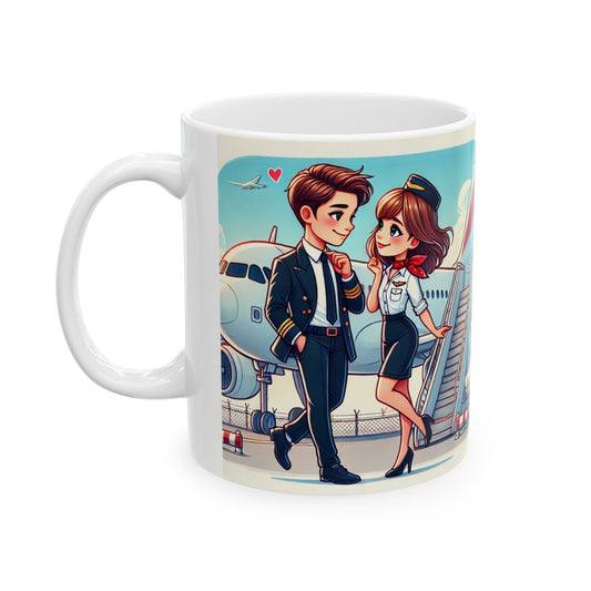 Airline Adventure Ceramic Mug – Perfect Gift for Travel Lovers