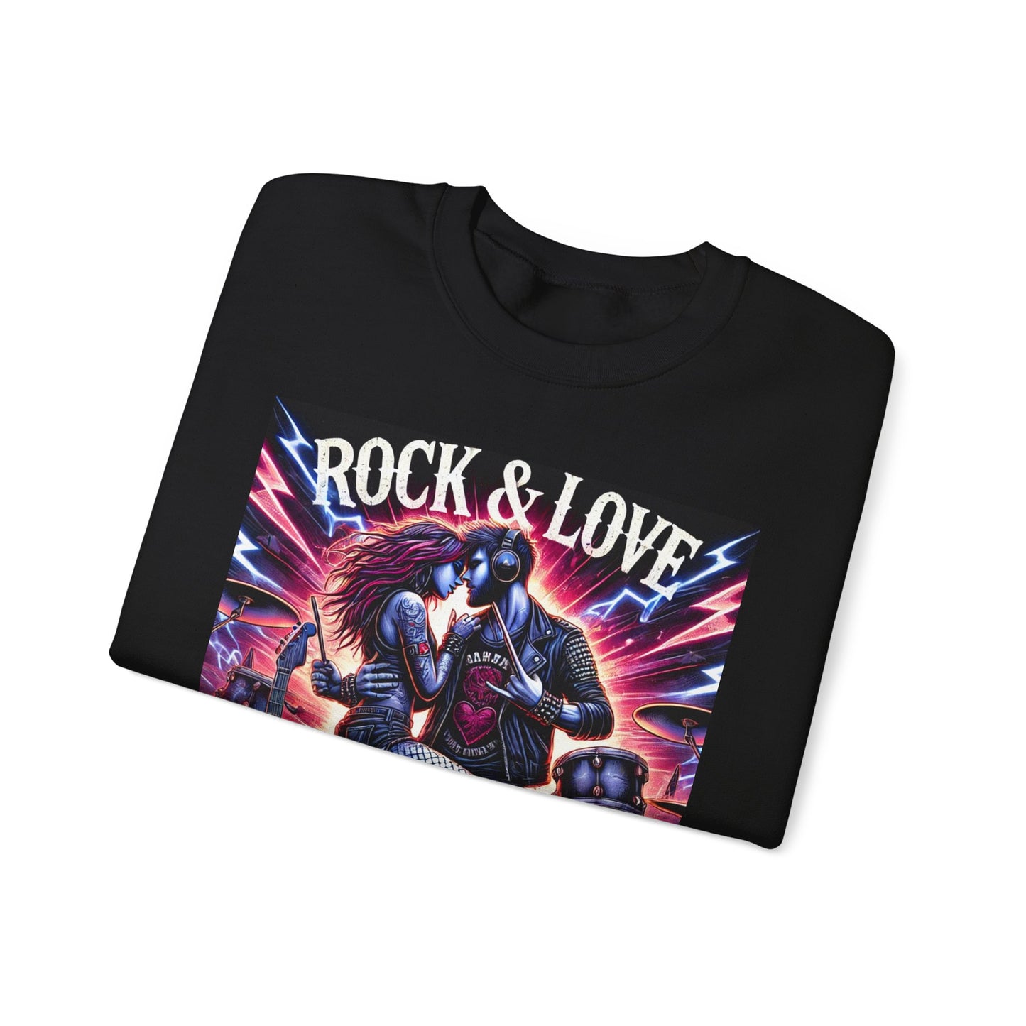 Rock & Love Sweatshirt for Music Lovers