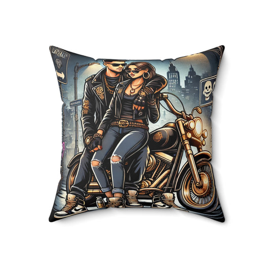 Spun Polyester Square Pillow