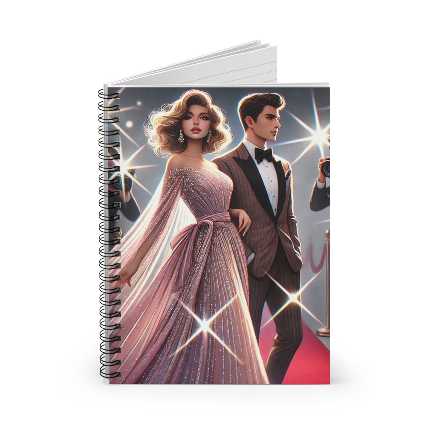 Glamorous Spiral Notebook - Ruled Line for Creative Souls
