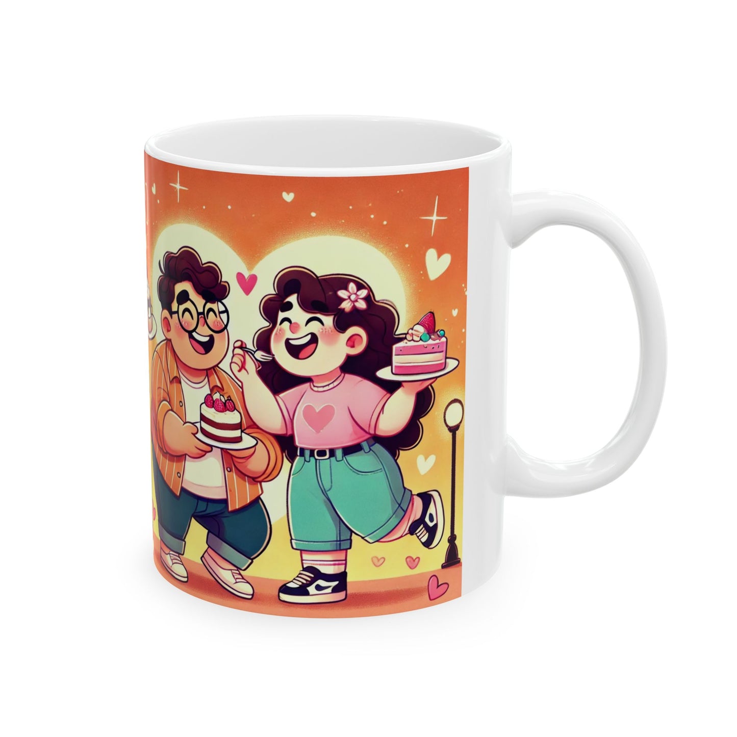 Whimsical Dessert Lovers Ceramic Mug - 11oz & 15oz