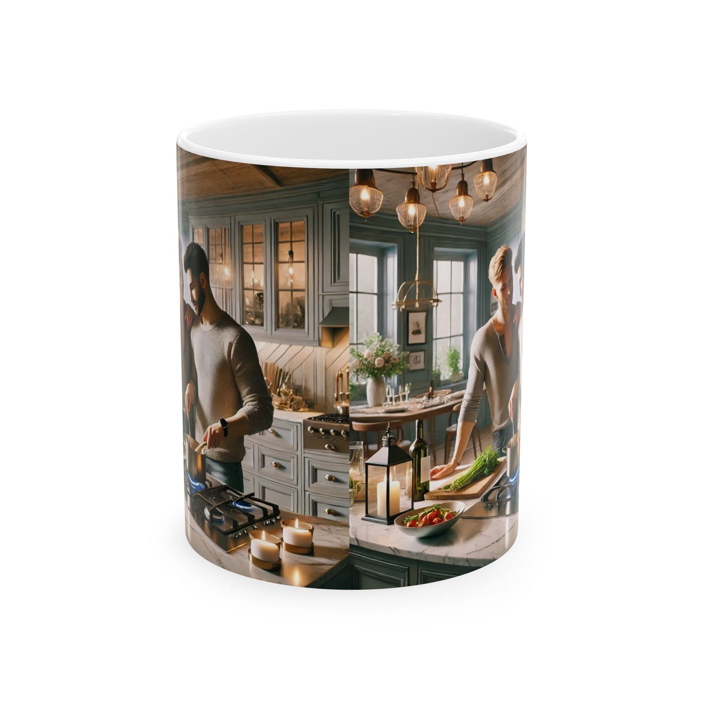 Cozy Kitchen Ceramic Mug - Perfect for Home Chefs & Coffee Lovers