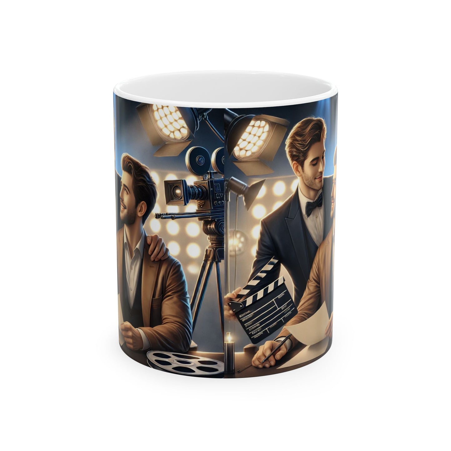 Cinematic Ceramic Mug – Perfect Gift for Movie Lovers & Filmmakers