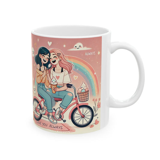 Cute Friendship Ceramic Mug - Always Love You