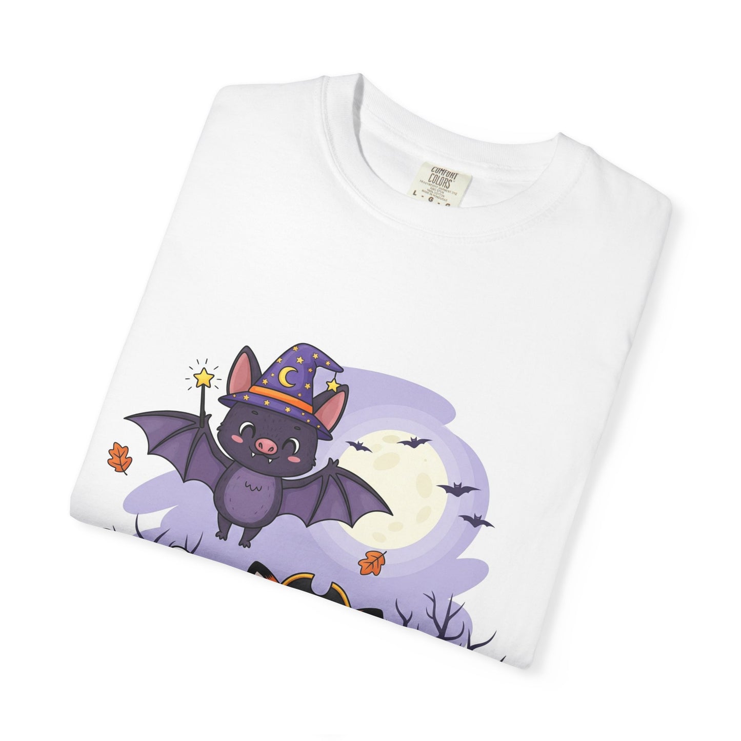 Whimsical Halloween T-shirt, Perfect for Fall Celebrations, Cute Ghost and Bat Design, Unisex Style for All Ages, Great for Costume [...]