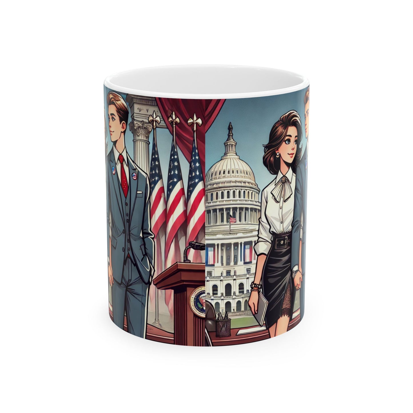 Political Leaders Ceramic Mug - 11oz & 15oz - Perfect Gift for Enthusiasts