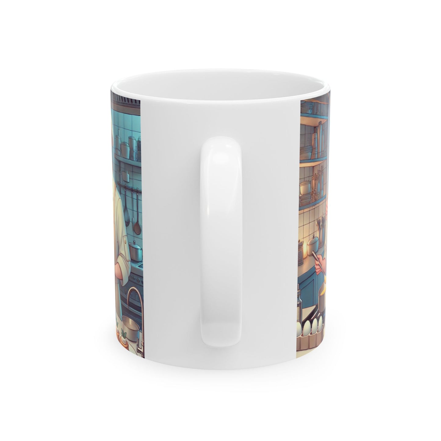 Culinary Inspiration Ceramic Mug – Perfect for Chefs & Food Lovers