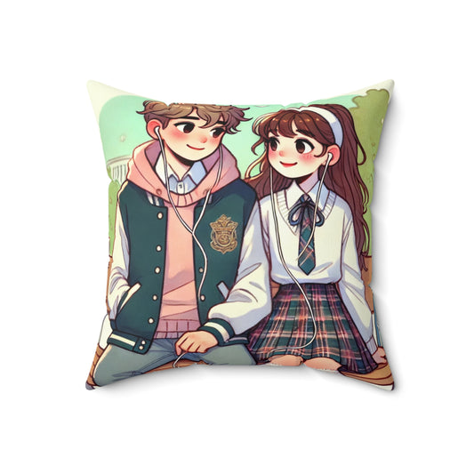 Spun Polyester Square Pillow
