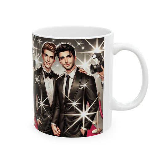 Hollywood Glamour Ceramic Mug - Perfect for Movie Lovers & Red Carpet Events