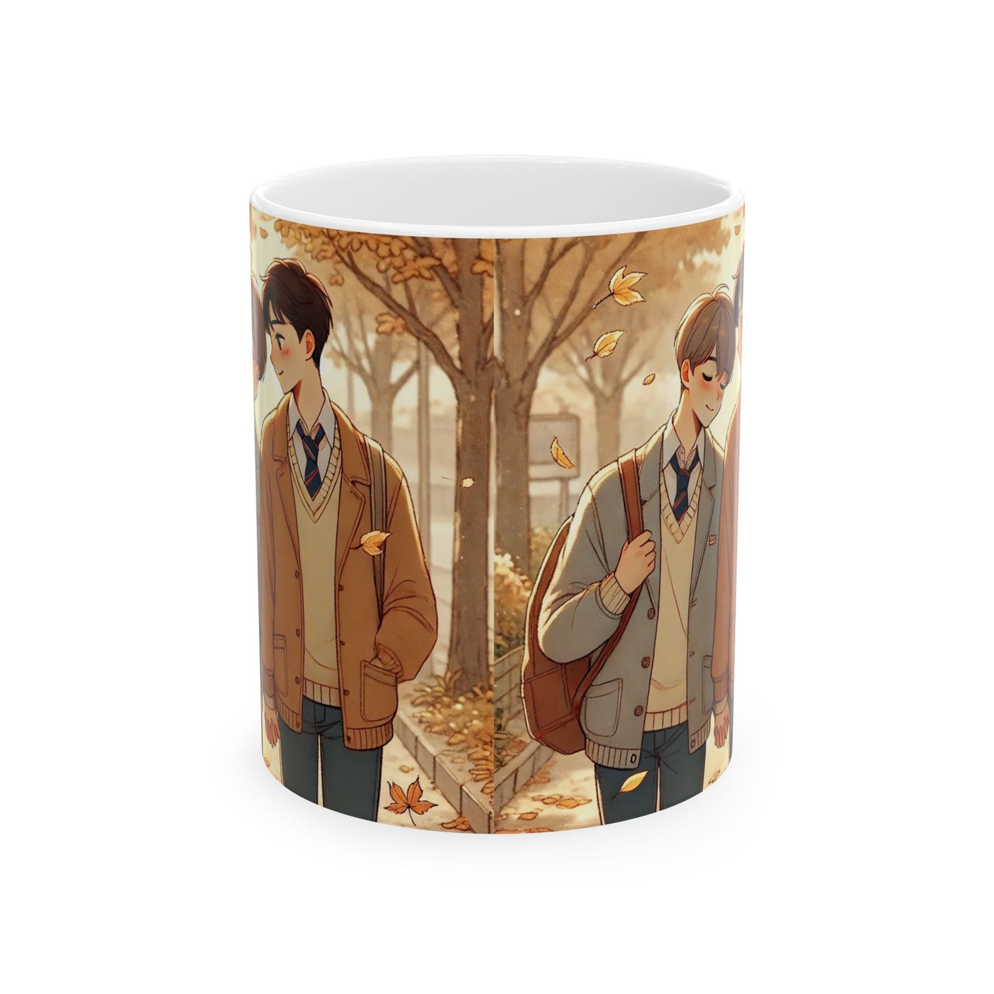 Autumn Aesthetic Ceramic Mug - Cozy Fall Vibes for Coffee Lovers