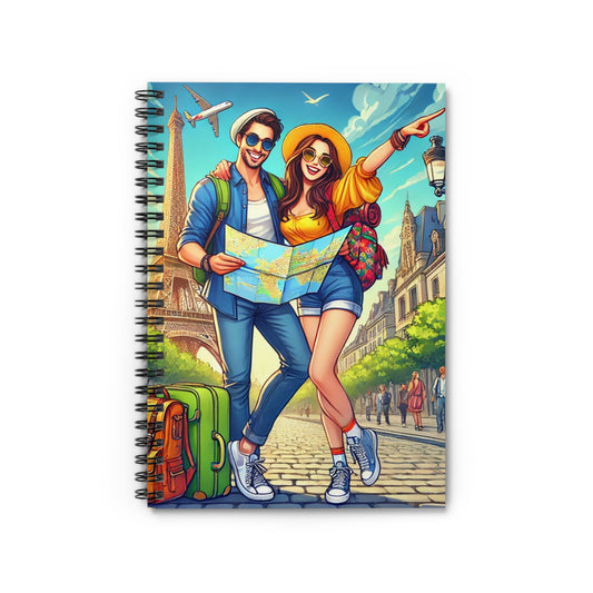 Travel Planner Spiral Notebook - Adventure Awaits Design