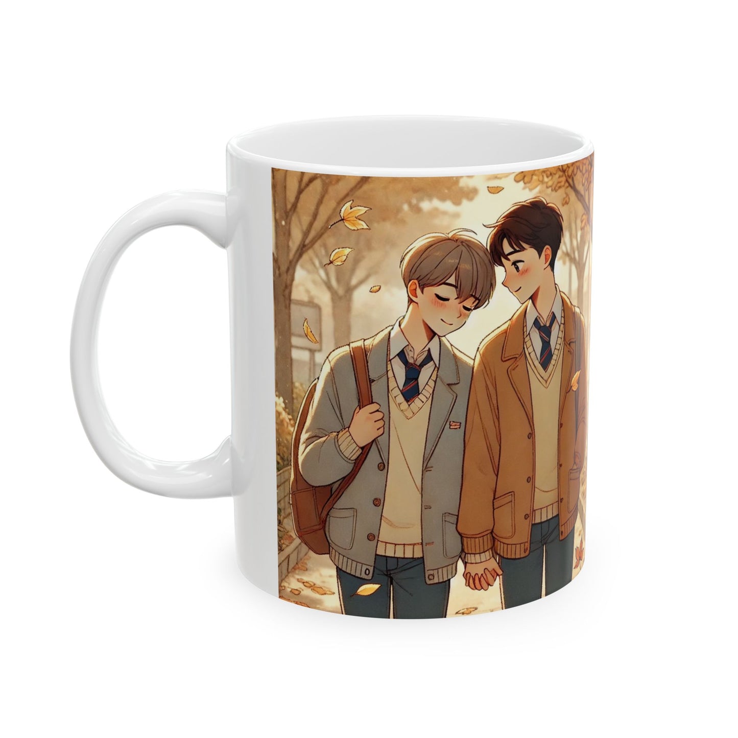 Autumn Aesthetic Ceramic Mug - Cozy Fall Vibes for Coffee Lovers