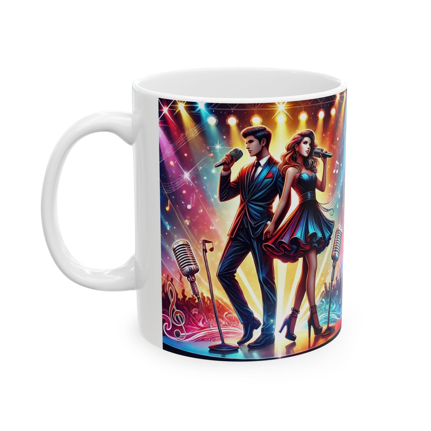 Live Concert Ceramic Mug - Perfect Gift for Music Lovers