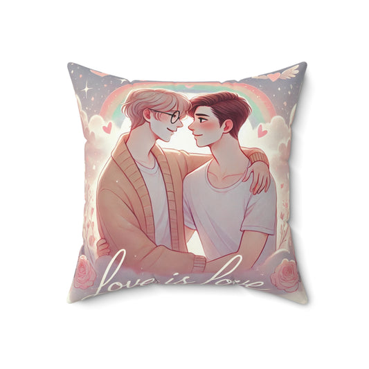Spun Polyester Square Pillow