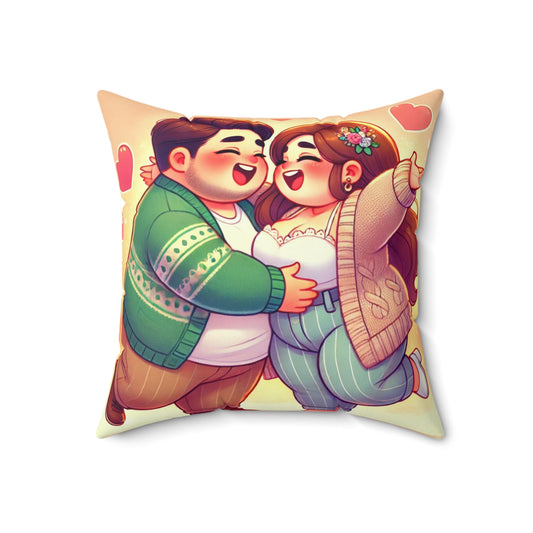 Spun Polyester Square Pillow