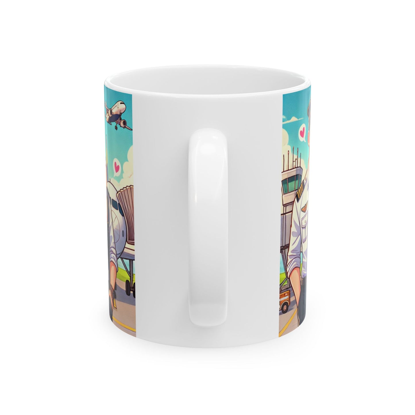 Aviation Squad Ceramic Mug - Fun Airline Pilot Design for Travel Lovers