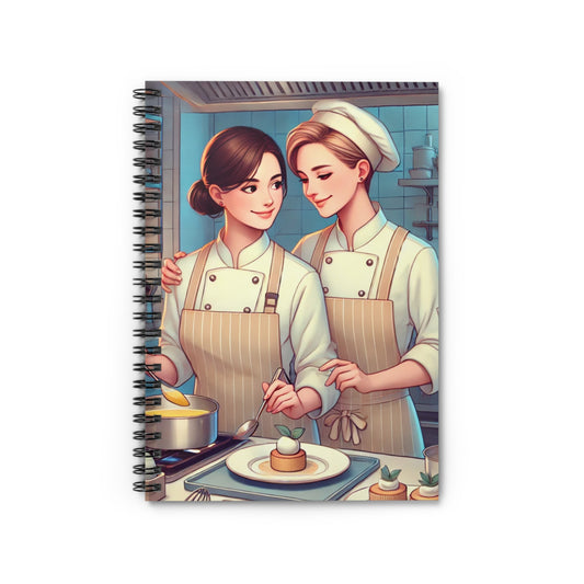 Culinary Love Spiral Notebook – Perfect for Chefs & Foodies | Ideal for Cooking Enthusiasts