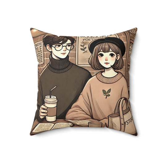 Spun Polyester Square Pillow